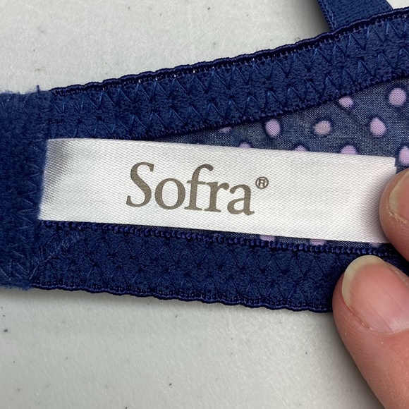 Sofra NAVY/ PURPL Demi, 36C. *P1026 - Picture 5 of 7